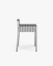 Bebo Objects Kane Low Stool Aluminium