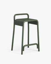 Bebo Objects Kane Bar Stool Chrome Green