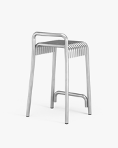 Bebo Objects Kane Bar Stool Aluminium