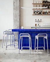 Bebo Objects Kane Bar Stool Aluminium