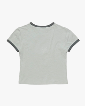 Acne Studios Fitted Rose Ringer T-Shirt Grey/Red