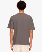 Palmes Screen-Printed Logo T-Shirt Charcoal