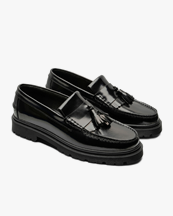 Playboy Footwear Florida Tassel Loafers Black Polido