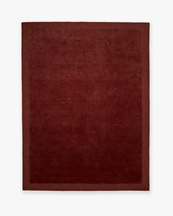 Tinted Objects Louis Wool Rug Burgundy