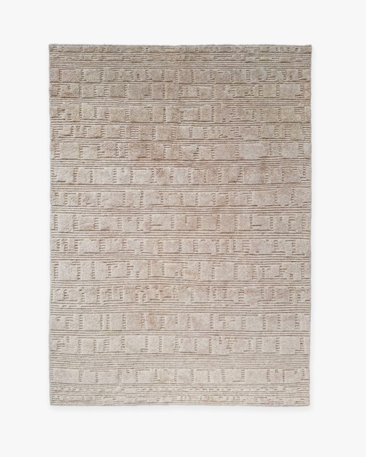 Tinted Objects Lydahl Wool Rug Biege