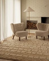 Tinted Objects Lydahl Wool Rug Biege
