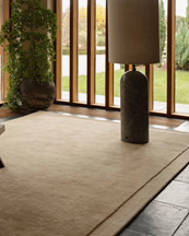 Tinted Objects Louis Wool Rug Warm Beige
