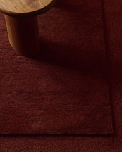 Tinted Objects Louis Wool Rug Burgundy