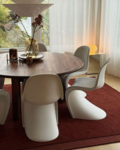 Tinted Objects Louis Wool Rug Burgundy