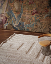 Tinted Objects Kask Wool Rug Off White