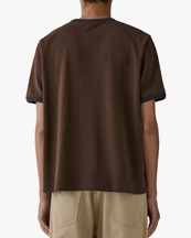 JEANERICA Ringer T-Shirt Brown