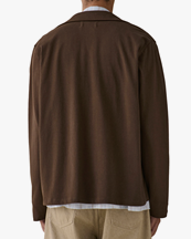 JEANERICA Bosie Zipped Cardigan Deep Brown