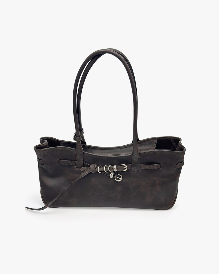 Margesherwood Grandma Used Shoulder Bag Sepia