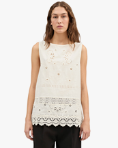 Skall Studio Tallulah Top Antique White