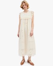 Skall Studio Tallulah Dress Antique White
