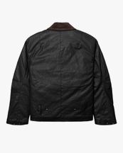 Woodbird Ping Waxed Short Jacket Black