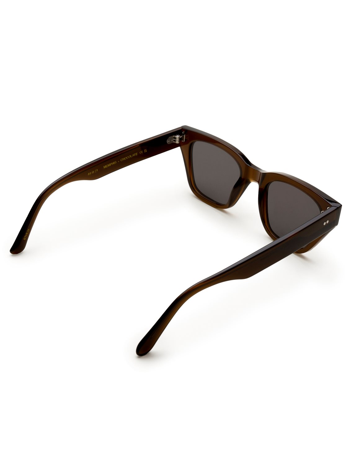 Monokel Eyewear Memphis Chocolate Grey Solid Lens - Vallgatan 12