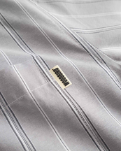 Woodbird Buzo Big Stripe Shirt Grey Stripe