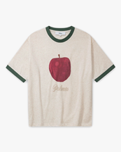 Palmes Apple Ringer T-Shirt Broken White