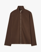 JEANERICA Bosie Zipped Cardigan Deep Brown