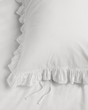 Tekla Percale Broderie Anglaise Pillow Sham Broken White/Elodie
