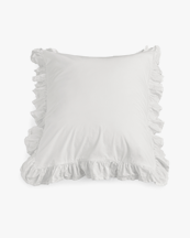 Tekla Percale Broderie Anglaise Pillow Sham Broken White/Elodie