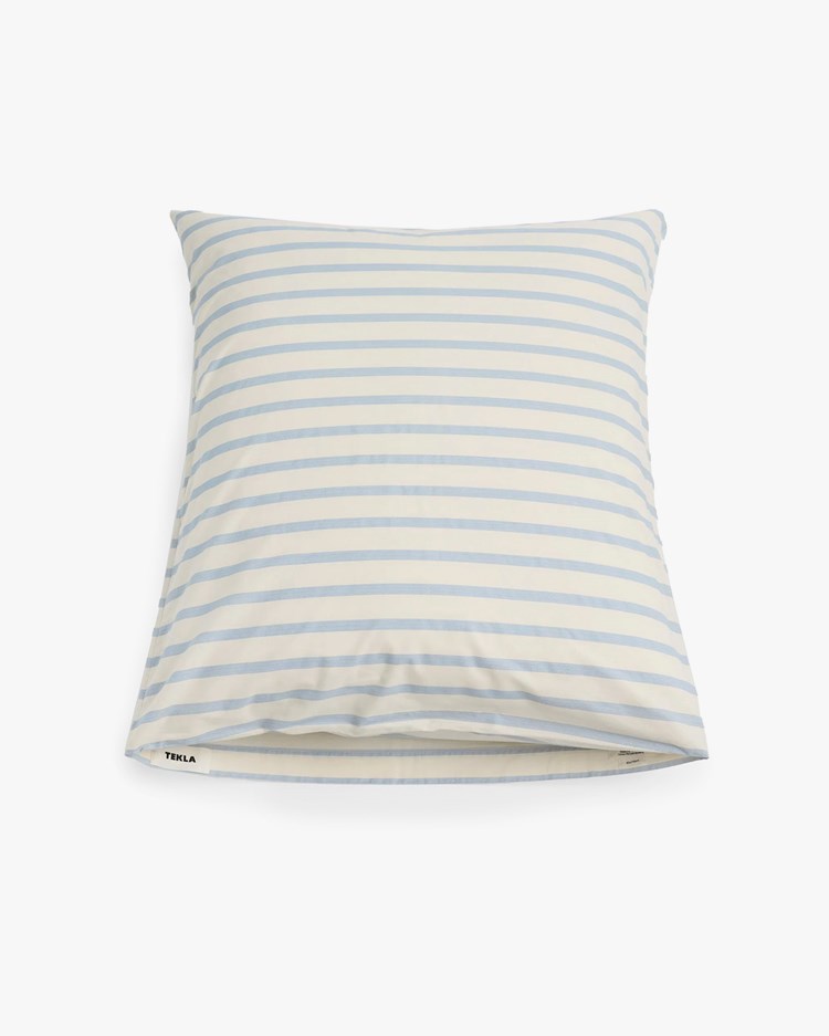 Tekla Percale Pillow Sham Needle Stripes