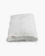 Tekla Percale Broderie Anglaise Duvet Cover Broken White/Anaïs