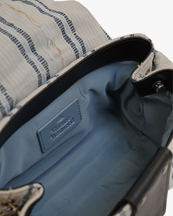 Vivienne Westwood Hazel Treasure Handbag Denim Stripes