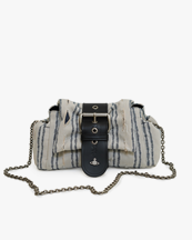 Vivienne Westwood Hazel Treasure Handbag Denim Stripes