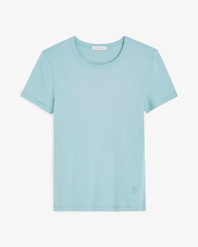 By Malene Birger Alicia Flat T-Shirt Arona Blue
