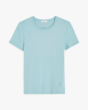 By Malene Birger Alicia Flat T-Shirt Arona Blue