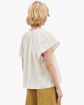 Skall Studio Gabrielle Blouse White/Navy Stripe