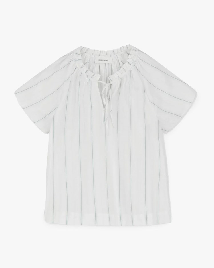 Skall Studio Gabrielle Blouse White/Navy Stripe
