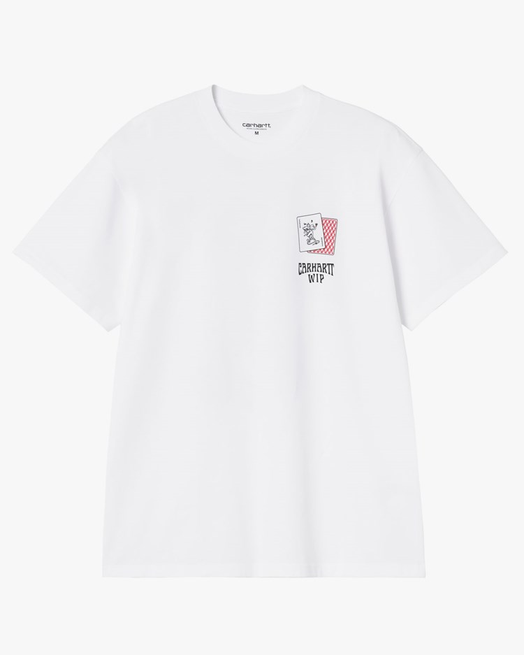 Carhartt WIP Playing Cards Short Sleeve T-Shirt White