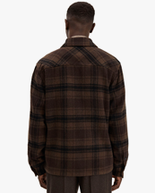 Filippa K Check Wool Liner Jacket Brown Check