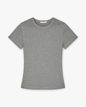 By Malene Birger Alicia Flat T-Shirt Grey Melange