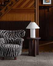 Dusty Deco V Side Table Stained Ash