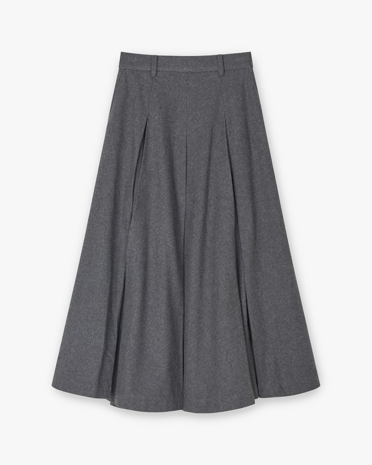 By Malene Birger Eden Skirt Dark Grey Melange