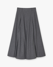 By Malene Birger Eden Skirt Dark Grey Melange