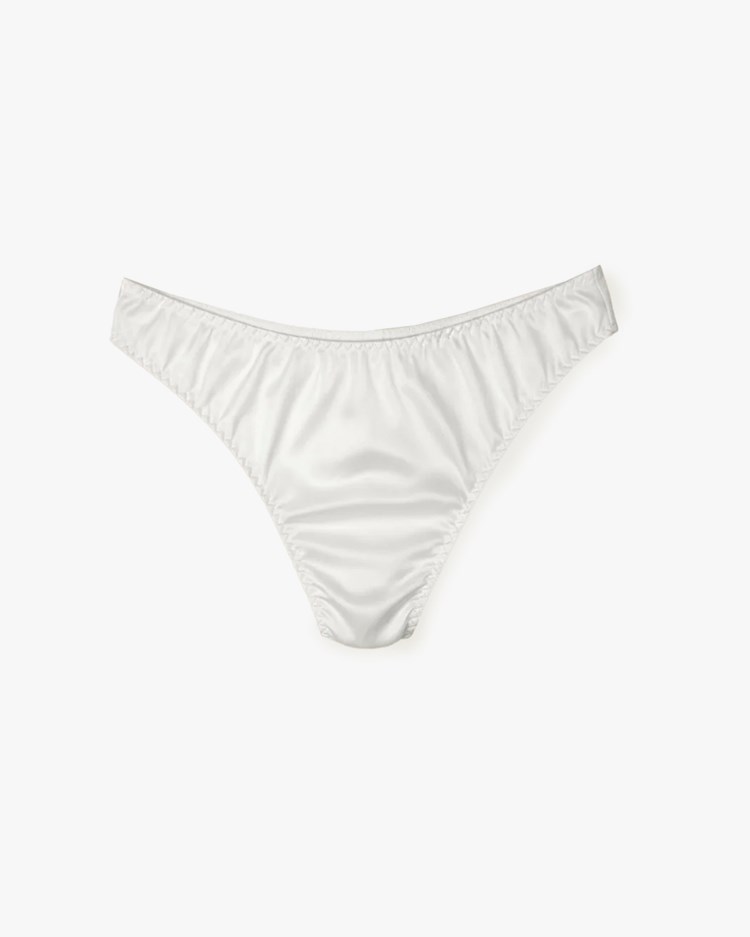 Bare Mae Silk Brief Off White