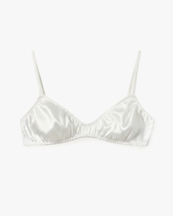 Bare Elina Silk Bra Off White