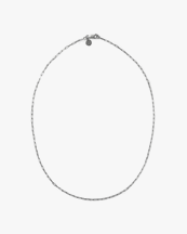 Blue Billie Fine Chain Necklace Silver