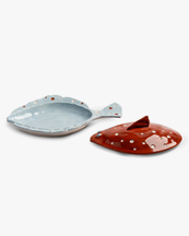 &Klevering Tureen Plaice Brown