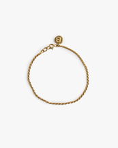 Blue Billie Rope Bracelet Gold Plated