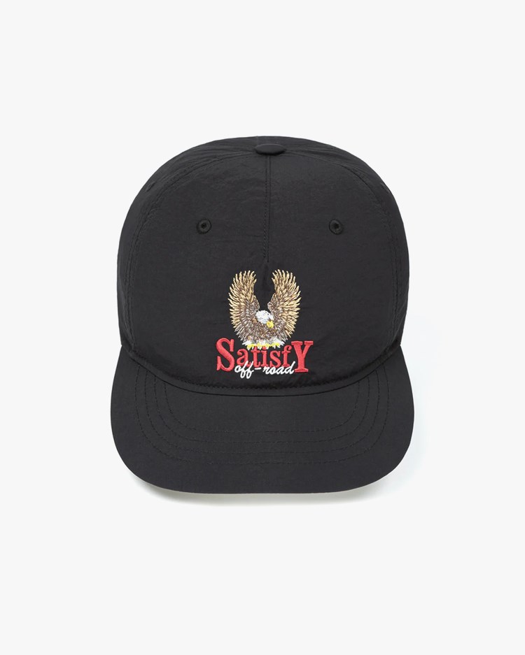 Satisfy FliteSilk 5 Panel Pinch Cap Eagle Black