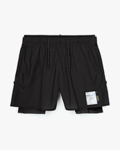 Satisfy Rippy Cordura 5 Trail Shorts Black