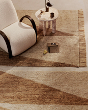 Ferm Living Studie Rug Natural/Off-white