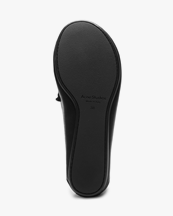 Acne Studios Crinkled Leather Loafers Black