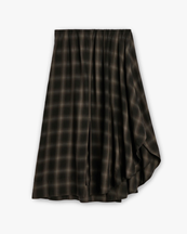 Our Legacy Fan Skirt El Paso Check Saloon Tencel